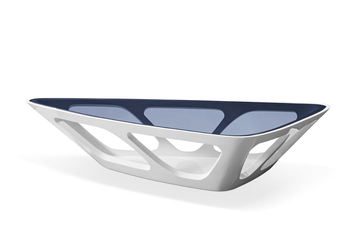 158 CT-white glass gallery