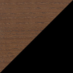 Walnut & Black